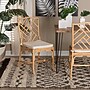bali & pari Rio Bohemian Natural Rattan Dining Chair, Natural/Off-White (226-13116-HiT)~#|#~920BA740-C02C-47F8-A28EFB987B6567D4_sc7