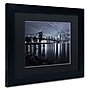 Trademark David Ayash "Jane"s Carousel, Brooklyn Bridge" Art, Black Matte W/Black Frame, 11" x 14"~#|#~920BF83A-B652-4B31-ABB5B81FBE9FEF88_sc7