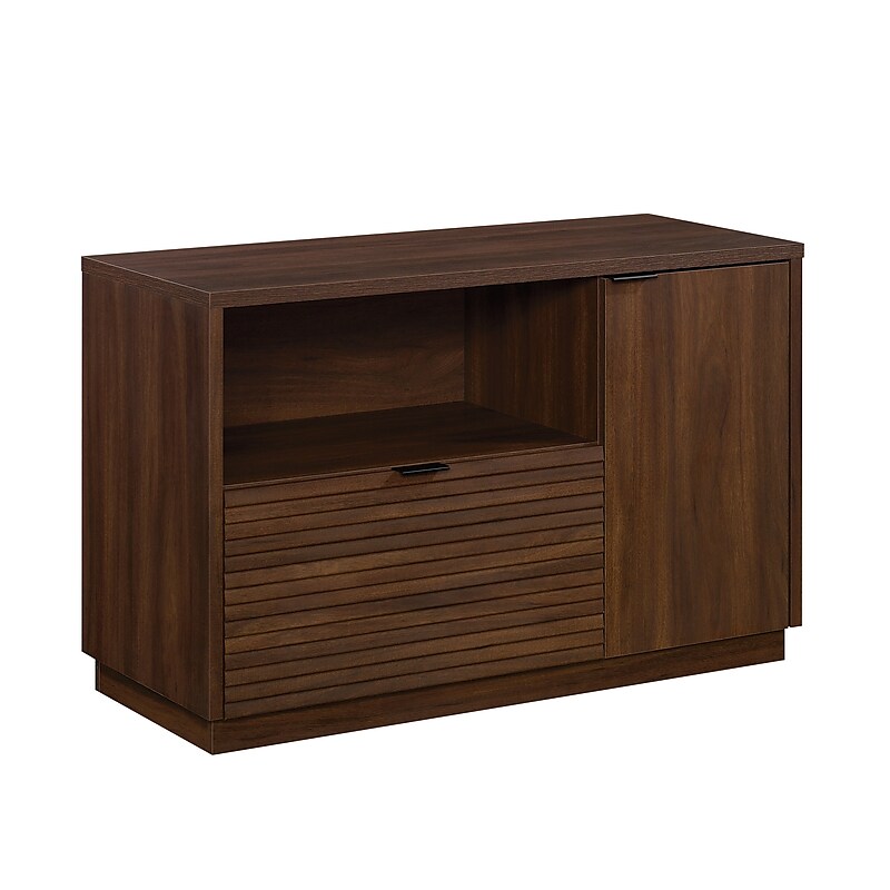 Sauder Palo Alto File Cabinet, Letter/Legal Size, 29"H x 46"W x 19"D, Spiced Mahogany (427825) image 1