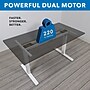 Mount-It! Ultimate Dual Motor 55"W Electric Rectangular Adjustable Standing Desk, Black/White (MI-18075)~#|#~920CC33E-5D96-4A62-B168C2D14A9023DB_sc7