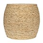 Storied Home Round Handwoven Corn Rope Barrel Accent Table, Natural (EC1672)~#|#~920DB133-C1FA-4E23-AA2826565D56FC6F_sc7