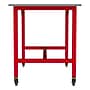 Learniture Ideate Series Rectangular Activity Table, 72" x 36", Laminate, North Sea/Red (LNT-NOR3009-RD-PK-SO)~#|#~920F8831-EABF-4763-9ABFC07F18F91EC0_sc7