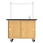 Diversified Woodcrafts Kinetic Mobile Demo Center Rectangular Demonstration Table, 48" x 28", Oak (4222K)~#|#~920FD0ED-FB25-4E40-B243BCF6F816A85D_sc7