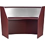 Regency Marque 72"W Curved Reception Desk Workstation, Mahogany (77310MH)~#|#~921164AE-4E8D-48E6-BEB56A571424B1A2_sc7