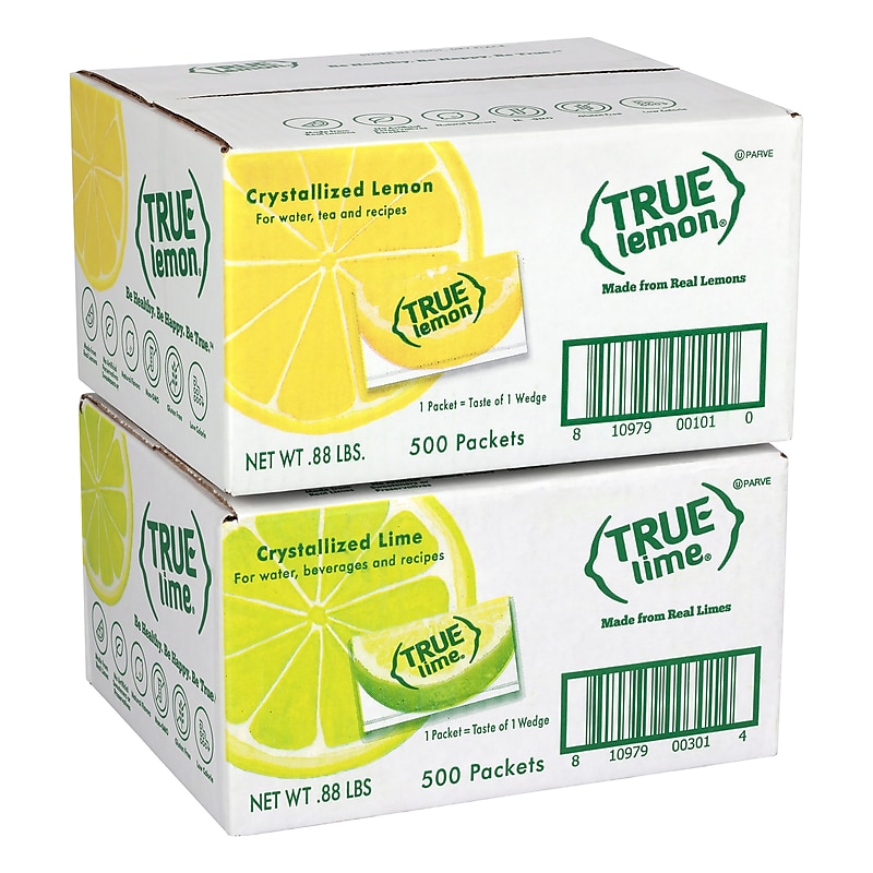 True Lime and True Lemon Variety Pack, 1000/Pack (600-04095) image 1