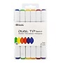 Bazic Alcohol-Based Marker, Twin Tip, Assorted Colors, 6/Pack, 3 Packs/Bundle (BAZ1229-3)~#|#~921BA6F2-35FD-4781-B066420E2AD18732_sc7