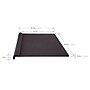 Allsop ErgoEdge Giant Non-Skid Deskpad with Wrist Rest, Black (32191)~#|#~9223C586-D820-4D44-8F5AE235303D9818_sc7