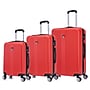 TUCCI LUSTRIA  3-Piece Hardside Luggage Set with Spinner Wheels, Red Geometric (T0809-03PC-RED)~#|#~9227E94F-B175-4A80-999373C76C8DC981_sc7