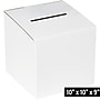 Corrugated Cardboard Ballot Box, White (MBALLOT)~#|#~9227F8A0-AF7D-4D5B-8994C9CD12830A15_sc7