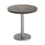 Flash Furniture Bennett 30" Round Wooden Commercial Indoor Table, Dark Brown Top/Silver Base (GSFRD30DBTR18S)~#|#~922DB40C-245B-4CA2-A3B0CFC7816C7012_sc7