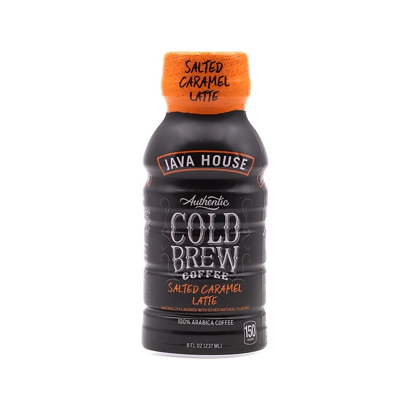 Java House Salted Caramel Latte Cold Brew Coffee, 8 fl. oz., 12/Carton (FA10L040) image 1