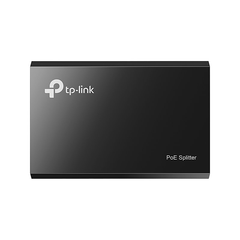 TP-Link Omada RJ45 to Power Output PoE Splitter, Male, Black (POE10R) image 1