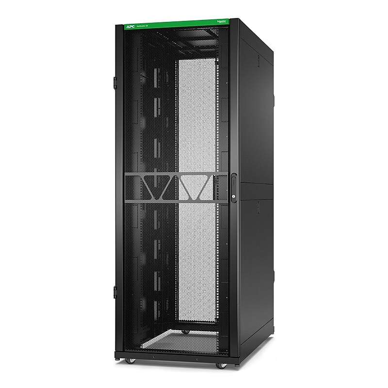 APC NetShelter SX 42U Server Cabinet Enclosure, Black (AR3350B2) image 1