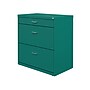 Space Solutions 3-Drawer Lateral File Cabinet, Letter/Legal Size, Lockable, 31.88"H x 30"W x 17.63"D, Teal (25074)~#|#~923495D8-8DC4-46E3-A452E3EA97112451_sc7