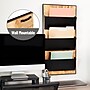 Mind Reader 3-Pocket Wood and Metal Wall Mountable Wall File, Letter Size, Black (WALLPOCKET-BLK)~#|#~9234FD69-6669-450D-B81EEBE2C837DDF7_sc7