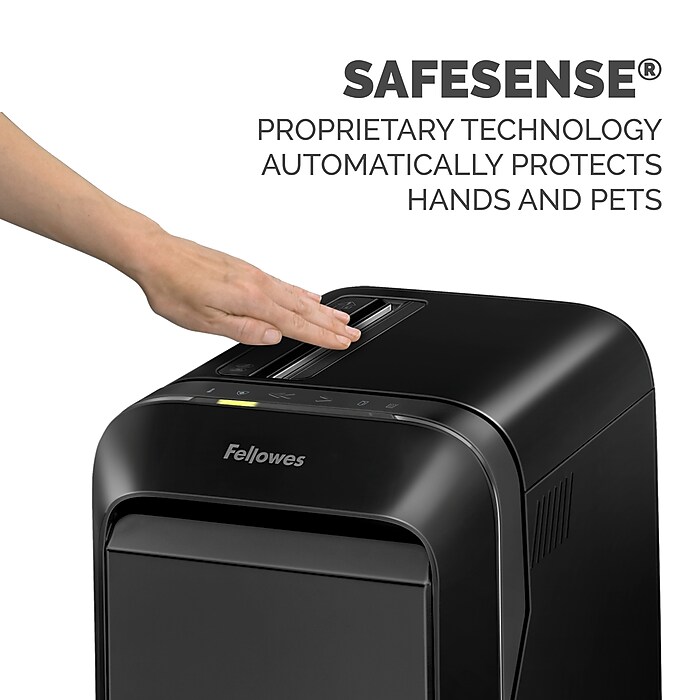 Fellowes LX220 20-Sheet Micro-Cut Shredder, Black (5015401) | Staples