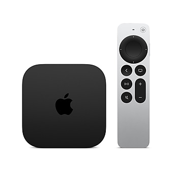 Apple TV 4K, Wi-Fi Model, 64GB, Black (MN873LL/A)