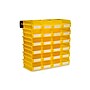 Triton Products LocBin Stackable Storage Bin, 3" x 4.12"x 7.37", Yellow, 24/Pack (3-220YWS)~#|#~92393D1A-DACE-4DDF-AB029D6D6BE1AF6D_sc7