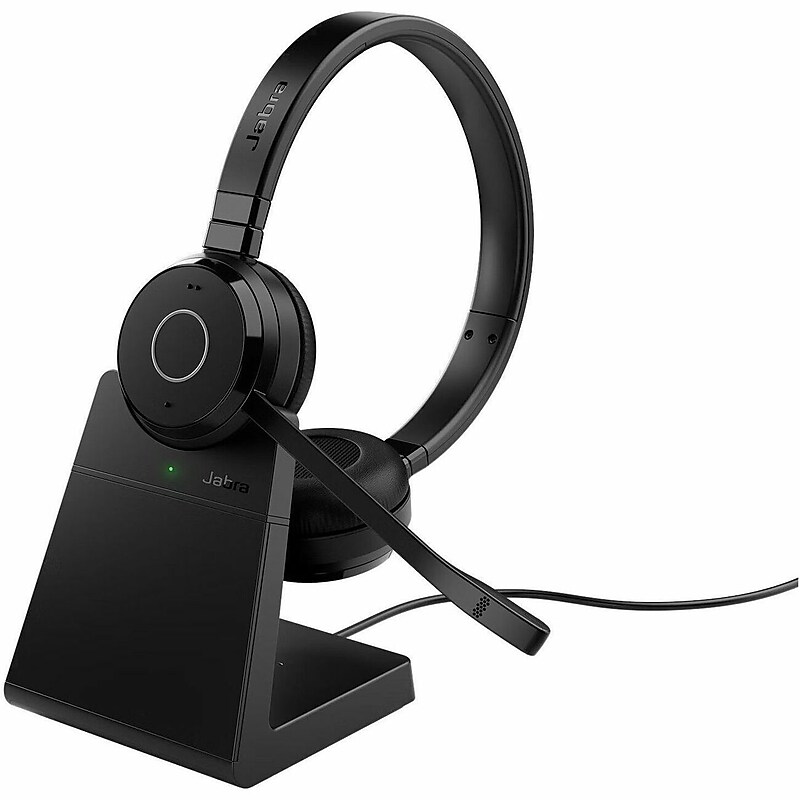 Jabra Evolve 65 TE Wireless Bluetooth Stereo Headset, MS Certified (6699-833-399) image 1