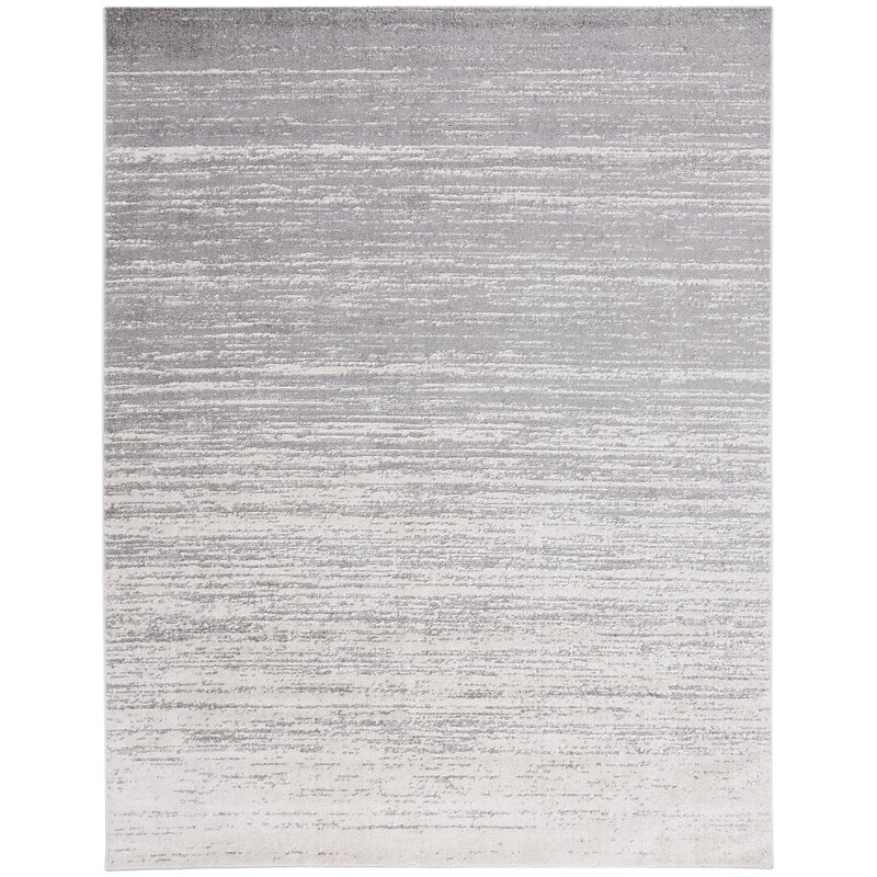 Safavieh Adirondack Collection 8' x 10' Rectangle Area Rug, Machine Made, Light Grey/Grey (ADR113C-8) image 1