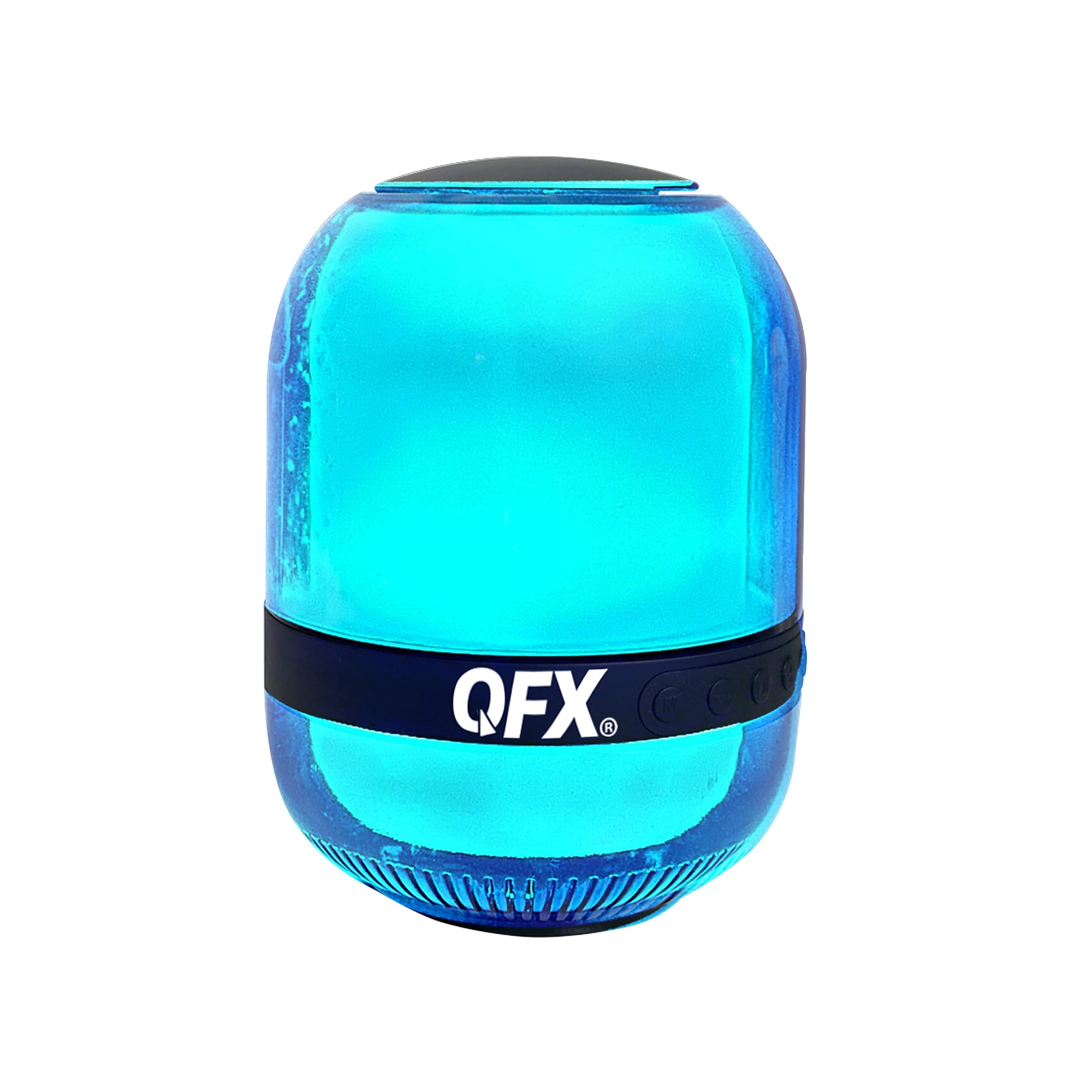 QFX True Wireless Portable Bluetooth Speaker with LED Party Lights & FM Radio, Black (BT-27) Sansujyuku sansujyuku.com