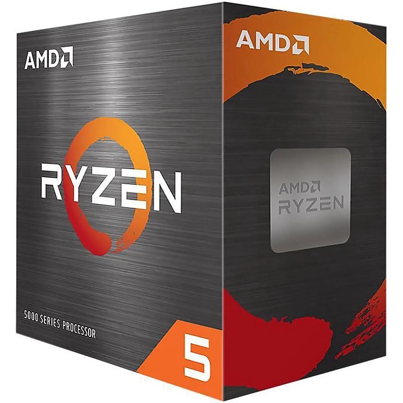 AMD Ryzen 5 4500 6-Core 3.6GHz Computer Processor, Socket AM4 (100-100000644BOX) image 1
