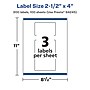 Avery Laser/Inkjet Multipurpose Labels, 4" x ", Glossy White, 300/Box (94245)~#|#~924664BD-33E2-48AC-87664DF279649652_sc7