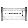 Honey-Can-Do Three Tier Storage Shelf, Chrome (SHF-09367)~#|#~925579A8-FD46-432B-B4F5965013351873_sc7