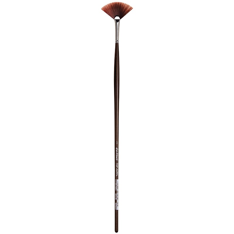 da Vinci TOP-ACRYL Oil and Acrylic Synthetic Red-Brown, Fan Brush (DVXVA4851) image 1