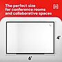 TRU RED™ Magnetic Porcelain Dry Erase Board, Black Frame, 6' x 4' (TR61190)~#|#~925AC17F-E641-4E43-91DC86C601B9F27D_sc7