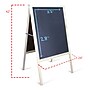 Flipside Chalkboard Marquee Easel, 42", Black/Natural Wood (31222)~#|#~925C9A15-34AF-4FEC-ACD8D5F88C3AB230_sc7