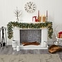 Nearly Natural Frosted Swiss Pine Artificial Garland, 9' (W1102)~#|#~925C9D6F-AC4D-421B-87D11DEAFFE33C82_sc7