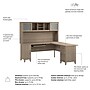 Bush Home Somerset 72"W L Shaped Computer Desk with Hutch, Ash Gray (SET001AG)~#|#~9260E609-F326-475D-8236A27B67BF1544_sc7