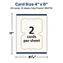 Avery Integrated Cards, 4" x 6", Matte Ivory, 20/Pack (95274)~#|#~9262DE05-4450-48E4-A350AD77595C47E9_sc7