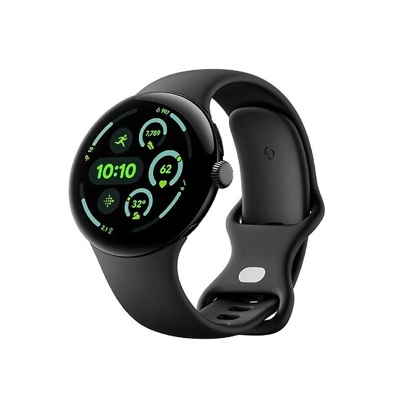 Google Pixel Watch 3, 41mm, Aluminum Case, Matte Black (GA05774-US) image 1
