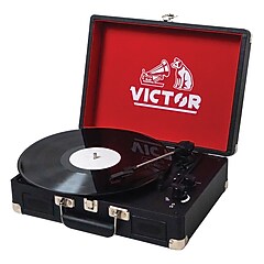 Victor Monument Dual-Bluetooth Belt-Drive 8-in-1 Music Center with
