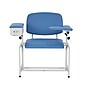 Viva Comfort Wide Adjustable Bariatric Phlebotomy Blood Drawing Chair, 500 lbs. Capacity, Blue (ADI997-01D-BLU-HD-MK)~#|#~92708D0C-085E-451B-BC270CA6ED69E00D_sc7