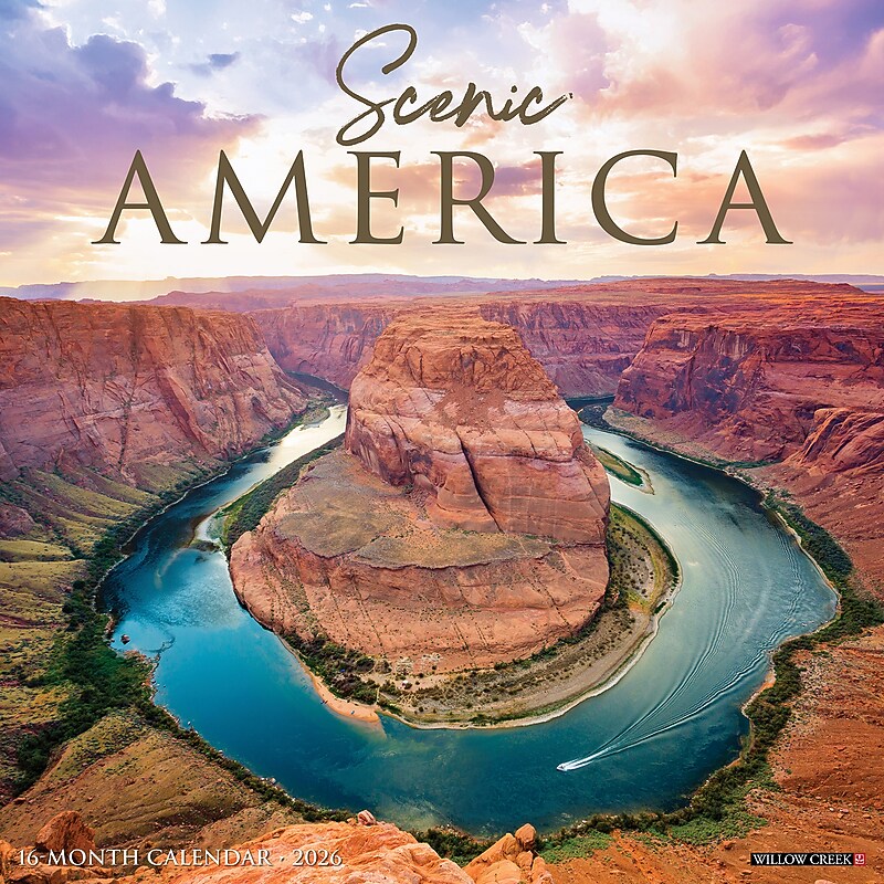 2026 Willow Creek Scenic America 12" x 12" Monthly Wall Calendar (52662X) image 1