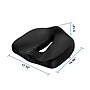 Mount-It! Ergo Collection Premium Memory Foam Seat Cushion, Black (MI-1103)~#|#~9274BE28-582B-485E-80C1080ED964FC68_sc7
