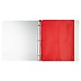 JAM Paper Plastic Binder Pocket, Red, 3/Pack (218VB1REX3)~#|#~927C52FA-64D4-49B5-95ABD7C4184A3C98_sc7