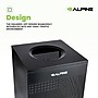 Alpine Industries Stainless Steel Trash Can, 40 Gallon, Black (ALP438-40-BLK-MK)~#|#~927D223F-7DEE-47ED-8AC4E1A5B8C7DCB4_sc7