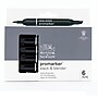 Winsor & Newton Promarker Dual-Tip Alcohol Based Marker, Black/Blender, 6/Pack (WNX0290116)~#|#~9280D2A0-B9B6-4C77-9B48E9AF9B0969A0_sc7