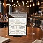 Azar Letter 8.5" x 11" 3-Sided Rotating Menu Sign Holder, Desktop/Countertop, Top Loading, Clear, Acrylic (193732-BLK)~#|#~9284EE7F-90AE-4442-879677FB6B6342C3_sc7