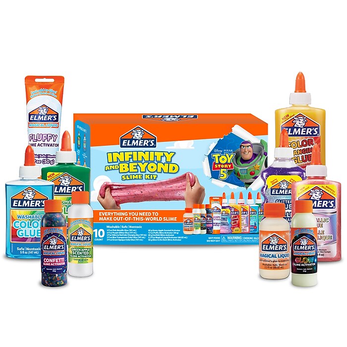 Elmer's Toy Story 5 Infinity & Beyond Slime Kit, 10 Pieces/Pack