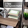Mind Reader Metal Side Loading Stackable Letter Tray, Letter Size, Silver (ESTACK2-SIL)~#|#~929538CF-8740-4A1B-82AC92C9B5F0715A_sc7
