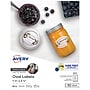 Avery Sure Feed Dissolvable Laser/Inkjet Oval Labels, 1 1/2"x 2 1/2", White, 90 Labels/Pack (4223)~#|#~92963D1A-C3B4-4571-B17B240154DFF38F_sc7