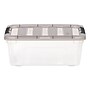 Iris 12.59 Quart Stack and Pull Plastic Latching Storage Bin, Clear, 8/Pack (500148)~#|#~929652C0-0F85-419E-AC18A319602FD584_sc7