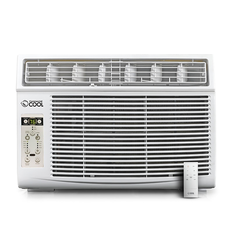Commercial Cool 115-Volt 8,000 BTU Window Air Conditioner, with Remote, White (CWAM08W6C) image 1