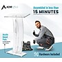 AdirOffice 47" Speaker Podium Lectern, Clear (661-03-CLR)~#|#~929BE342-A6F6-41F4-B3645F9A5E7136F8_sc7