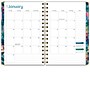 2027 Excello Brands 6" x 8" Weekly & Monthly Standard Planner, Paperboard Cover, Teal Floral (FSHN-CY27-58-17)~#|#~929D4A4E-05FF-4C65-9C5D7CAEEDB96F4C_sc7